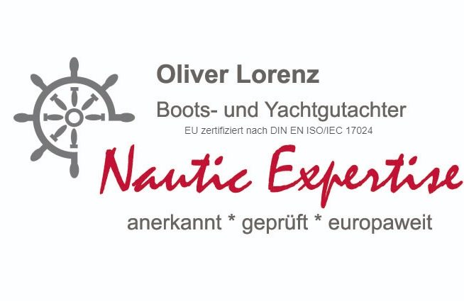 Boots- und Yachtgutachter Oliver Lorenz Nautic Expertise zertifiziert, europaweit 